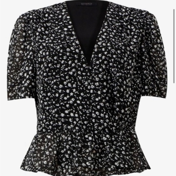 Allsaints floral top - Picture 2 of 4